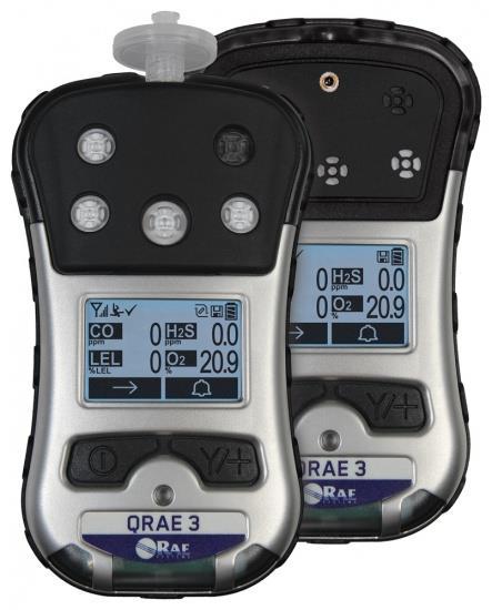 17 Gas Detection - Portable QRAE3 Wireless QRAE 3 is a versatile, rugged, one- to four-sensor pumped or diffusion gas monitor that provides continuous exposure monitoring of oxygen (O 2 ),