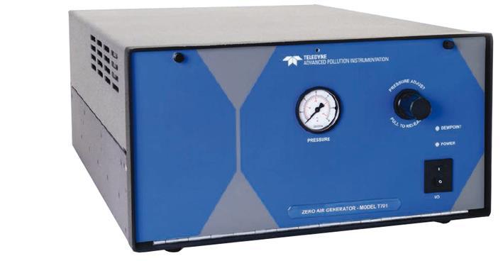 53 Environmental Monitoring The Model T701 is zero air system generator that allows the remote monitoring
