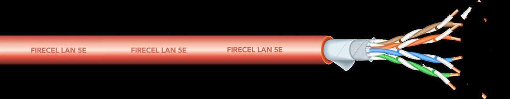 FIRECEL LAN 5e F/UTP FRNC-LSZH fire resistant 4x2xAWG23/1 Cat.
