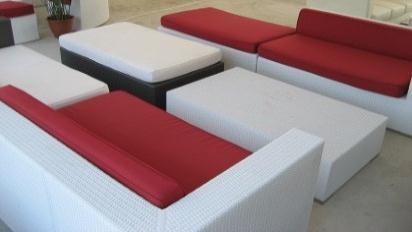 or maroon cushion covers Maroon cushion cover Seating 7pcs & 7pcs backing Cream cushion cover Seating