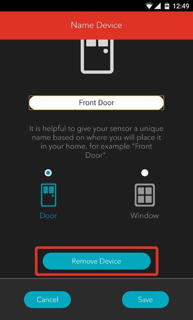 How to remove this device from your system: Should you need at any point in the future to remove your Door/Window Sensor from your Rogers Smart Home Monitoring system, follow the steps below: 1.