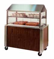 QUICK SERVE FS & FA SERIES FSHM4 QUICK SERVE MERCHANDISERS & SOLID TOP SERVERS Enclosed merchandiser with sliding door access Blower heater directs warm air across the surface for even heating.