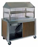 storage for six top sliding lids from heated and refrigerated units (see pages 107-109) Heated Display Merchandisers Basket Capacity* A B C FSHM4 10 10 n/a 64-1/4 29-1/8 4 (1632) (740) (1372) FAHM4