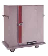 CLASSIC CARTER SERIES BANQUET CARTS CONVECTION HEATING SYSTEM - EXTRA LARGE PLATE SIZES Powerful 160 watt heater for fast heat-up and recovery Heater lifts out for easy cleaning and service Double