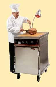 COOK AND HOLD CABINETS CH SERIES COOK AND HOLD CABINETS GENTLE CONVECTION FOR PERFECT ROASTING Electronic controls for easy setting of time and temperature Gentle air circulation caramelizes meat and