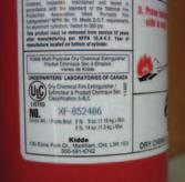 Defective Engine Exhaust System 4Portable Fire Extinguishers Must conform to CAN/ULC standard Fuel burning appliance-equipped recreational vehicles must have a portable fire