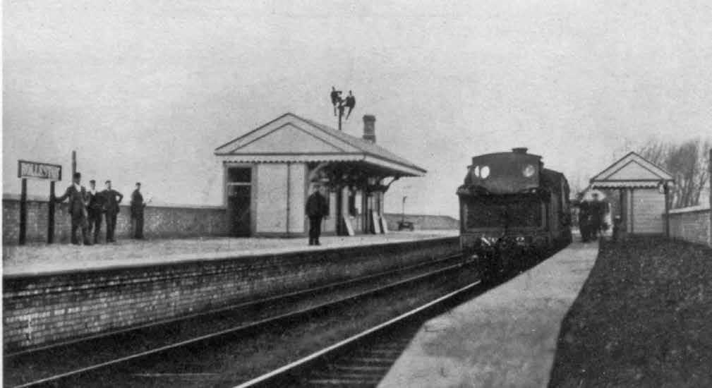 The Railway History: The Burton Branch of the North Staffordshire Railway (NSR), opened 11th September 1848, to link Stoke-on- Trent with Burton upon Trent, and passed through the parish of Rolleston.