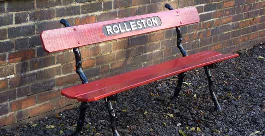 ROLLESTON carved by one of the team.