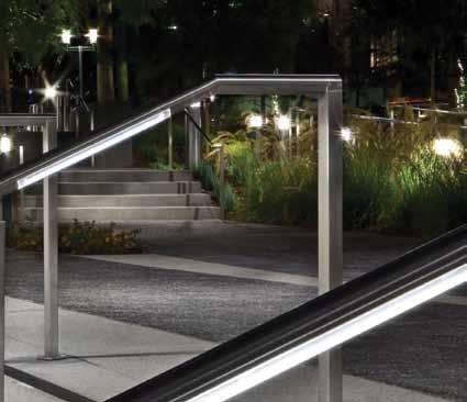 SOLID STATE ILLUMINATED RAIL 9 Power Consumption (per foot): --High Output: 4.2W --Super High Output: 8.