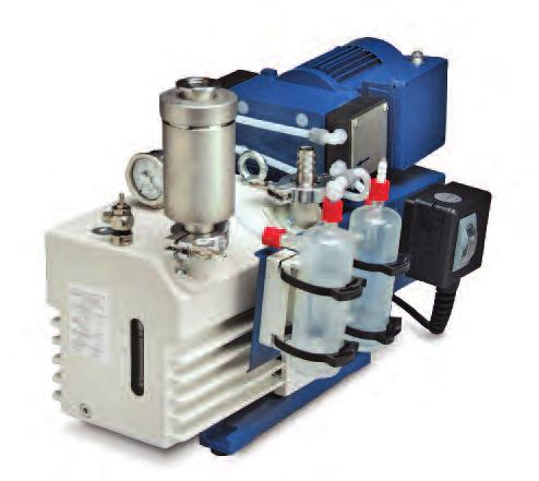 Combination Rotary Vane/Diaphragm Vacuum Pumps Chemvac * Combination Vacuum Pumps Designed for use with acids and other harsh chemicals including TFA, TFA by-products, acetonitrile, HBe and HNO 3