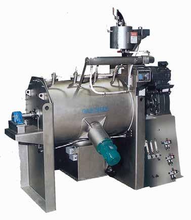 colors Breaking down agglomerates Extra shear can be achieved by adding side cutters or