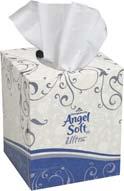 This designer cube box coordinates with ngel Soft ps Ultra bath tissue. 13706561 46560 96 ct., ube ox, White, 2-Ply 36/cs.