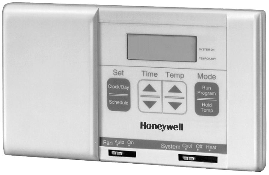 CT2800 Programmable Thermostat INSTALLATION AND PROGRAMMING INSTRUCTIONS Welcome to the world of comfort and energy savings with your new Honeywell Programmable Thermostat.