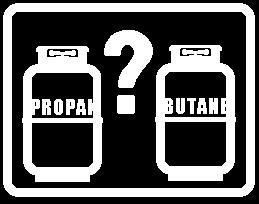 with your motor home, you may find butane or propane/butane mixtures available in addition to propane.