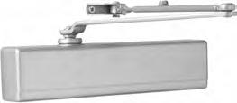 years of reliable service 269 Concealed Door Closer ANSI/BHMA Grade 1 Closer Exceptionally strong closing forces Provides a high degree of resistance to abuse UL10C and UBC7-2 1-1/2" dia.