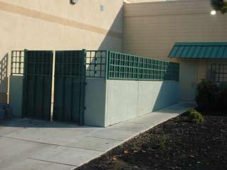 Screen service areas, loading docks, delivery areas, trash receptacles, and mechanical equipment to minimize visibility from sensitive viewpoints such as public and private roadways, main entrances,