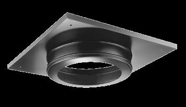 PelletVent Pro iofuel Chimney Ceiling Support/ Wall Thimble Cover