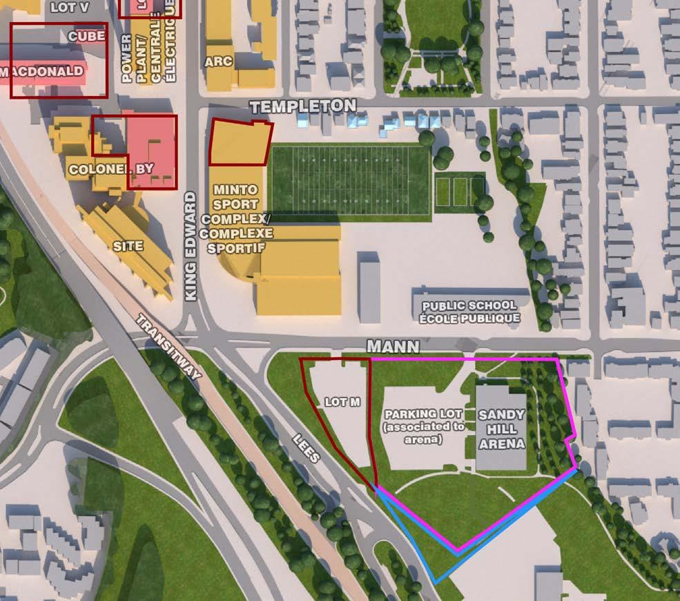 Existing Conditions North of Mann Avenue, the Mann Precinct is essentially fully developed.