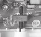 Electronic control/ignition p.c.b. edge and ensure that no wiring is trapped beneath. 8 Insert the spindles in the control panel knobs until the notch (Figure 8.26) reaches the potentiometer edge.