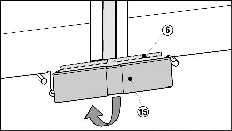 The strip has to end flush with the top of the appliance at the front edge. u Connect the combined appliance to the mains according to the operating instructions.