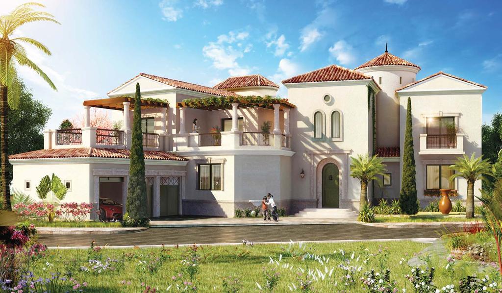 TYPE E GROUND FLOOR TYPE E FIRST FLOOR VILLA TYPE E This villa type offers six to seven bedrooms, along with five