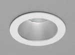 4" 4" Line Voltage Trims RT400CL/WH Clear Reflector with White Ring Uses 50W