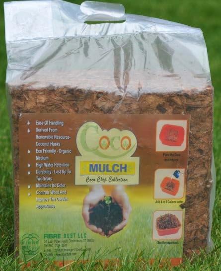 5 KG Coir Mulch The Ultimate Stay in Place Mulch Instantly absorbs water- does not