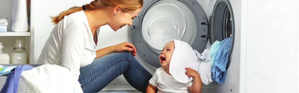 Washing and drying without being taken to the cleaners. Highly efficient washing machines and dryers can make a big difference in your electric bill.