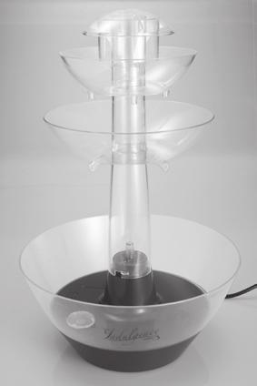 Chocolate Fountain A tower of luxurious cascading chocolate; try dipping fruits,