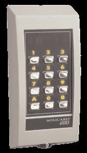 6390 I/F is equipped with inputs for a 3x4 X/Y matrix keypad, sabotage switch, and outputs for six LED:s and a buzzer.