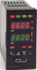 53 mm) Series 8600 /Process Controllers set a new standard for quality, ease-of-use and value.