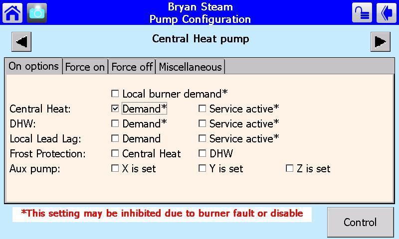 and J4-3 2.2.23 Pump Configuration CONFIGURE Pump Configuration Figure 42 Parameter selection Make sure that Use for local demands and Use for Lead Lag Master demands is checked.