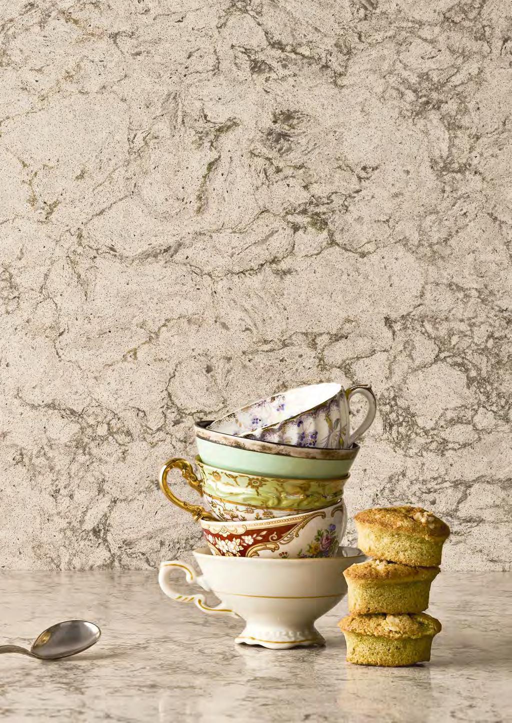 Inspired by the Delicate Beauty of Nature The Granite Inspired Series The Caesarstone granite inspired collection achieves the exquisite appearance of natural stone and carries forward a symphony of