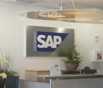 Signage Applications: Interior Backgrounds Incorrect Backgrounds page 12 Place the SAP logo on clean, uncluttered surfaces and structures.