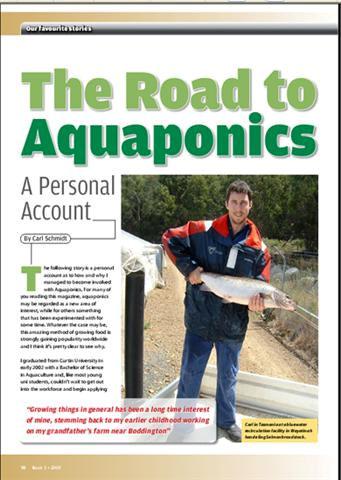 Backyard Aquaponics Magazine has it s third edition 2 2 3 4 4 5 6 released, and the fourth on it s way.