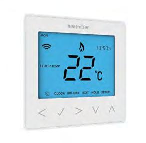 It can be connected to other neoultra, neoair and neostat thermostats, as well as the neoplug to control appliances such as lights. It is possible to lock the screen, making it tamperproof.