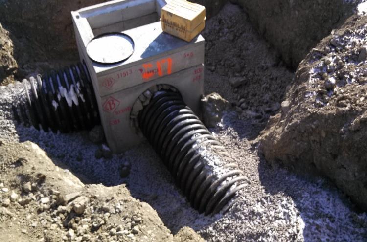 Site Observations Storm Sewer Installation of Pipe Material