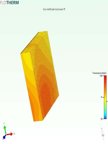 For convenience, Flotherm software was used for the detailed CFD analysis.