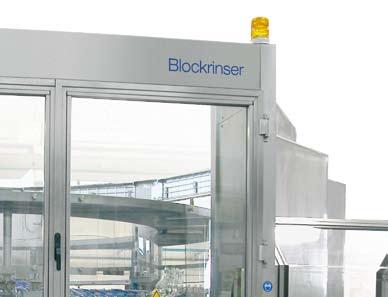 Blockrinser a rotary type rinser The large range of different sizes and speeds