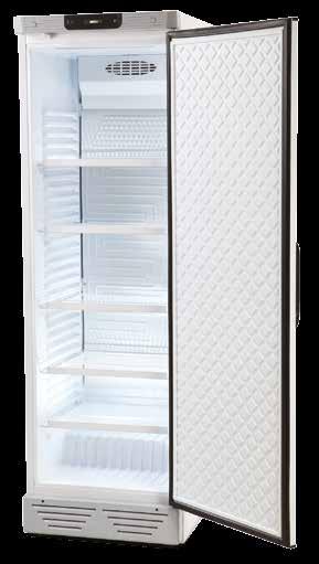 The ventilated condenser enables the freezer to be used efficiently in high ambient environments.
