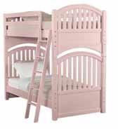 75W 40D 13H (191 x 102 x 33 cm) TFK-0572 bunk bed LADDER, extension kit Use with any twin bunk (except 250-0770 and 250-8340) to create twin over full bunk.
