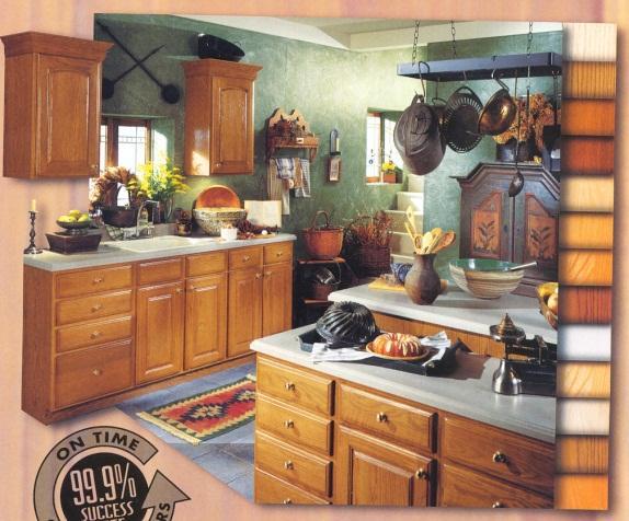 Kitchen Cabinet Choices Light toned cabinets give a spacious feeling in the kitchen, but are