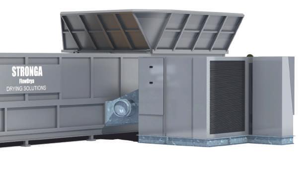 PULSEWAVE MOVING DRYING BED Efficient ventilated moving drying bed evenly distributes hot Heatex airflow through wet materials for a consistently