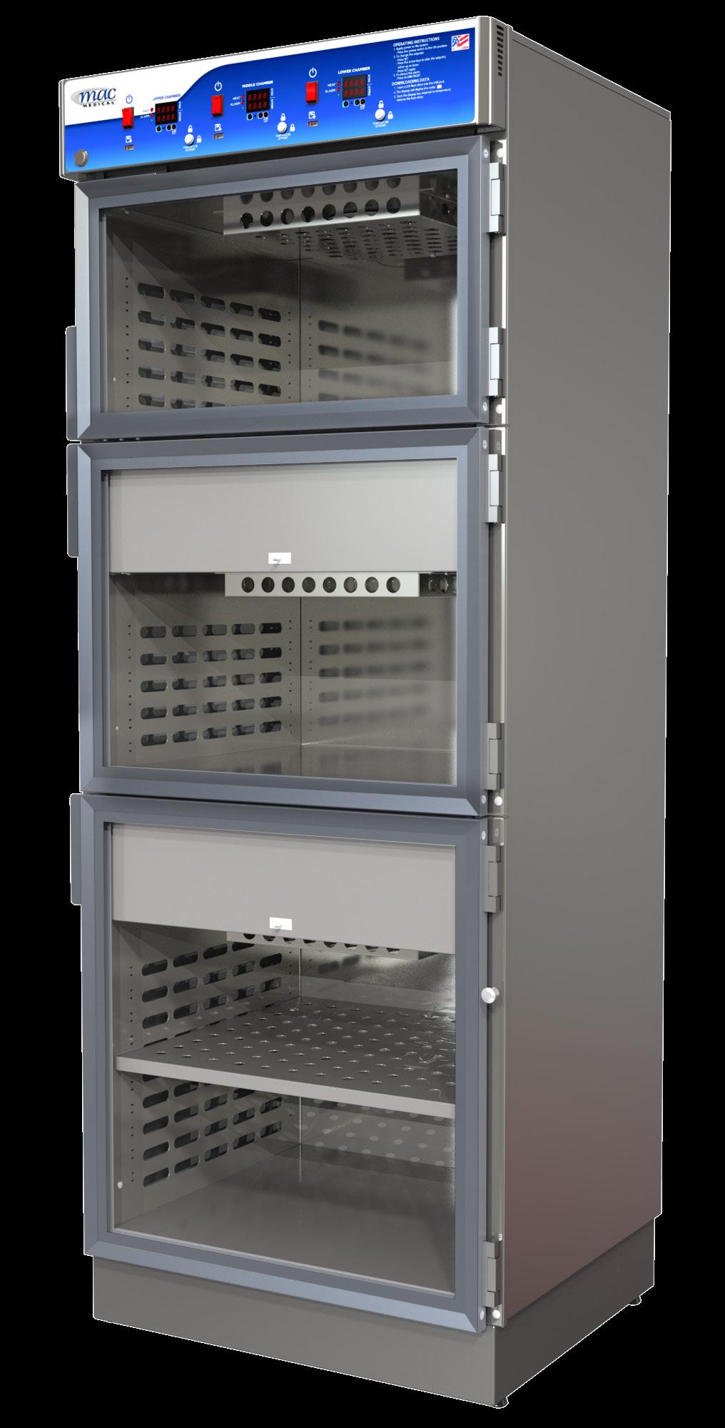 Which Warming Cabinet is right for your facility? TWC183078 ( only) 0.5"D x 30"W x 78.75"H (50.7mm x 76mm x 000mm) 10.36 Cubic Feet Storage, 1 Adjustable Shelf Upper Chamber I.D. 17"D x 6"W x 11.