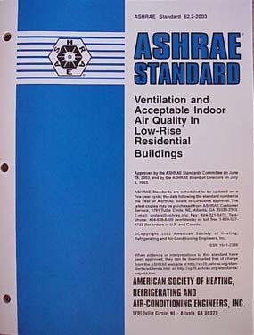 Ventilation Standards ASHRAE Standard