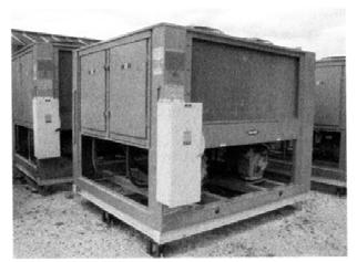 Air-cooled condenser Air-cooled condensers are based on convective heat transfer caused by an outside air flow