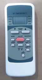 REMOTE CONTROL GUIDE Portable Room Air Conditioner Remote Control for: PSH-141A PS-81A PS-101A PS-121A French version of this