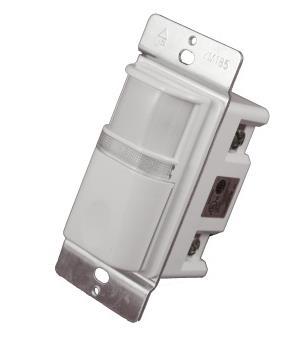 PRODUCT CODE: SENS-HB-2501 Wall Mount Sensors: Replaces a standard light or fan single-pole switch.