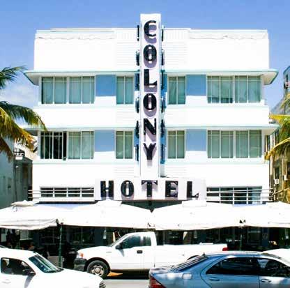 the colony hotel, miami beach, FL.