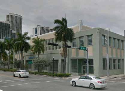 office building, miami, FL. This Art Deco example has a three-story central mass, and two-story wings.
